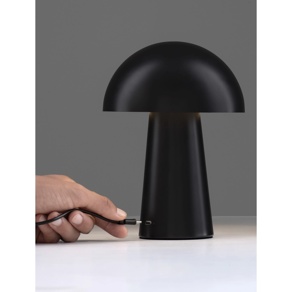 Lampe de table rechargeable Ande noir Lyora 5212017472113