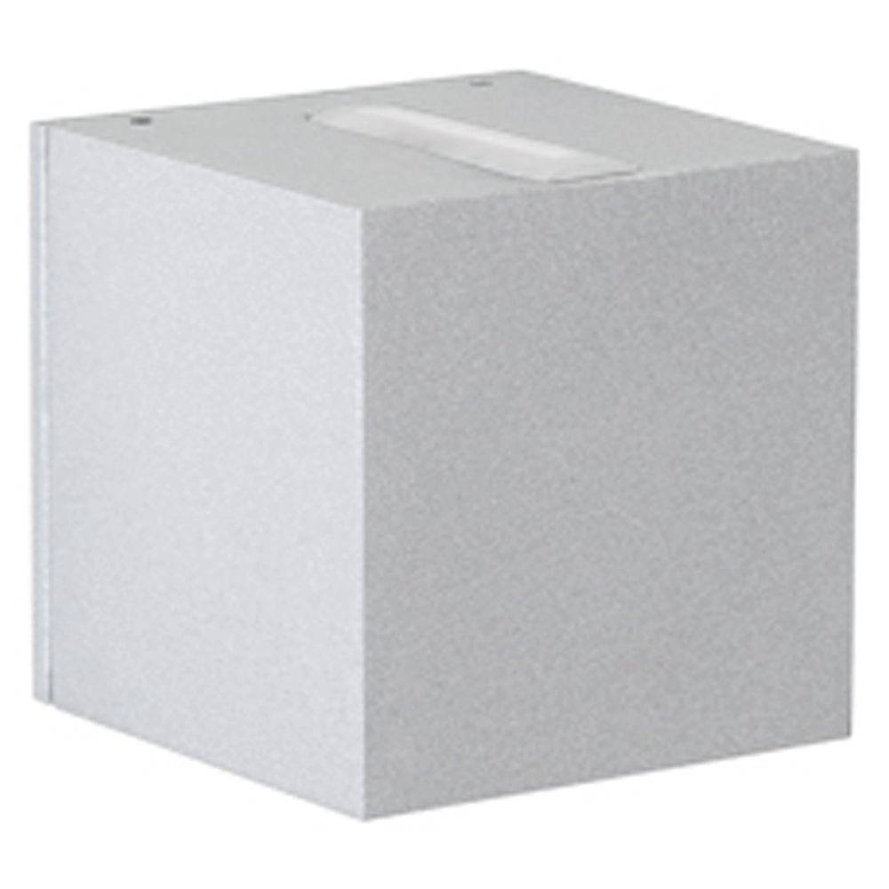 Applique LED carrée Lino 10,5 cm - gris