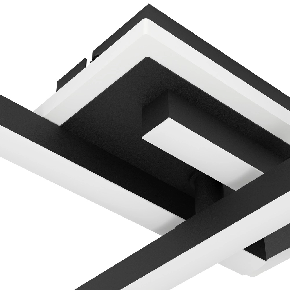 Lampe de plafond moderne Nogaredo noir 50 x 30 cm Eglo 9008606391561