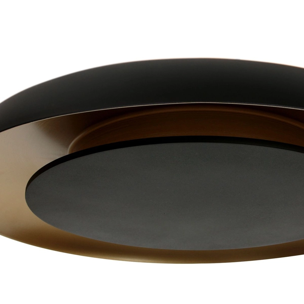 Plafonnier Golden Veil noir Ø 40cm Steinhauer 8712746180299