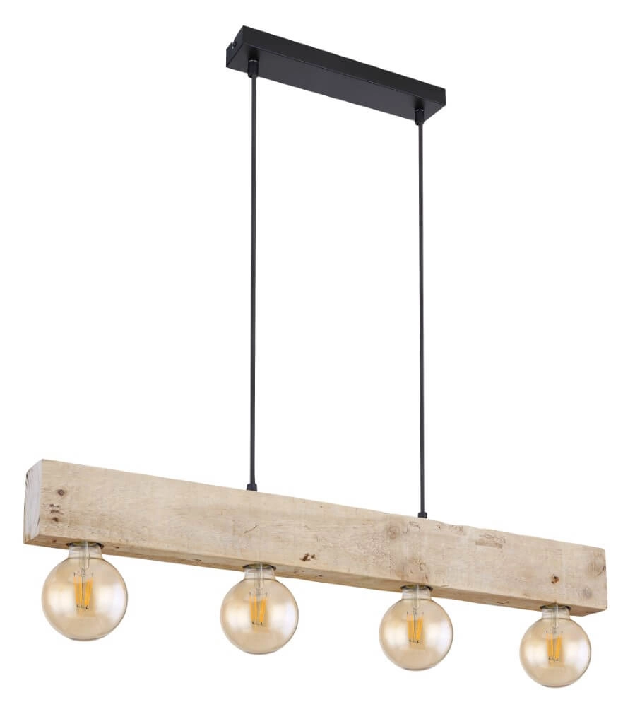 Lampe suspendue en bois Adalie Globo 9007371411818