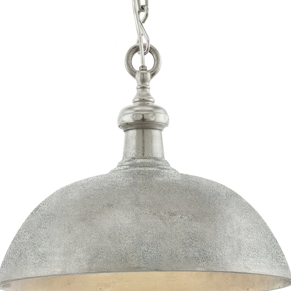 Lampe pendante classique Easington nickel Eglo 9002759491819