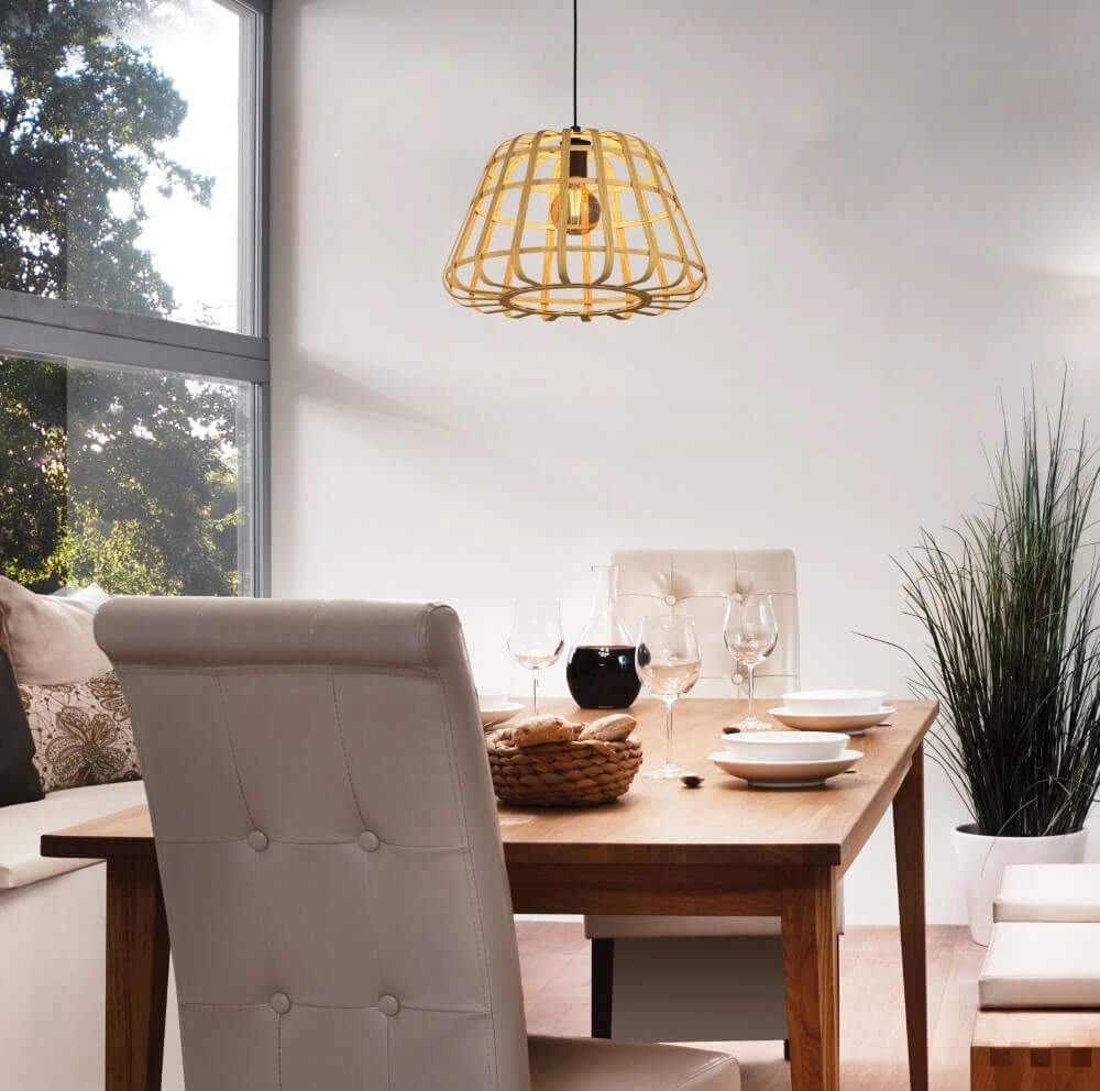 Lampe suspendue en rotin Montezuelo Ø 50 cm Stars of Light 9008606240500