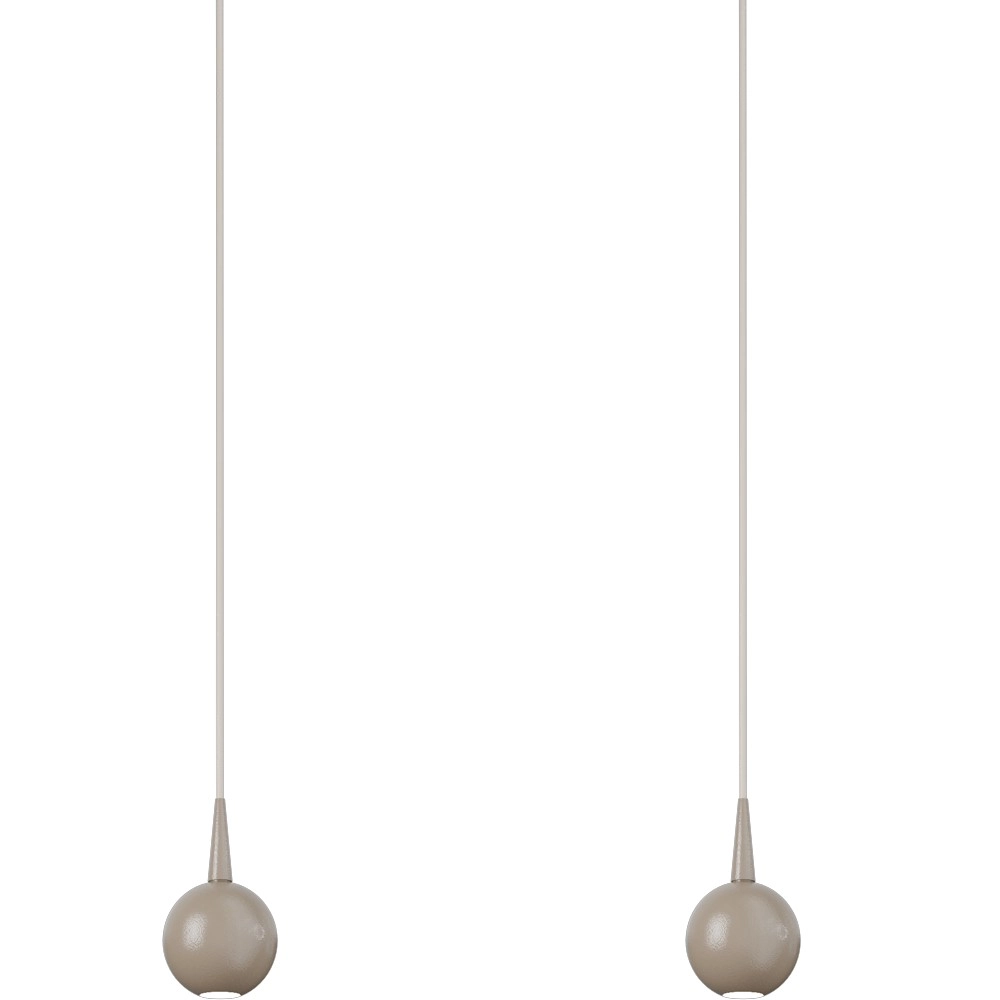 Lampe suspendue à 4 lumières Talana terra beige Ø 6cm DTW Masterlight 8718121371054