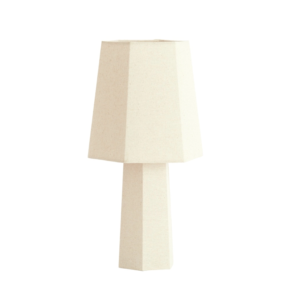 Lampe de table Musabo lin naturel