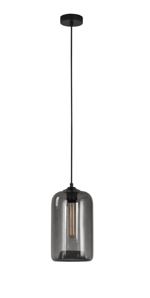 Lampe suspendue 1 lumière Botany verre de fumée Artdelight 8719831737765