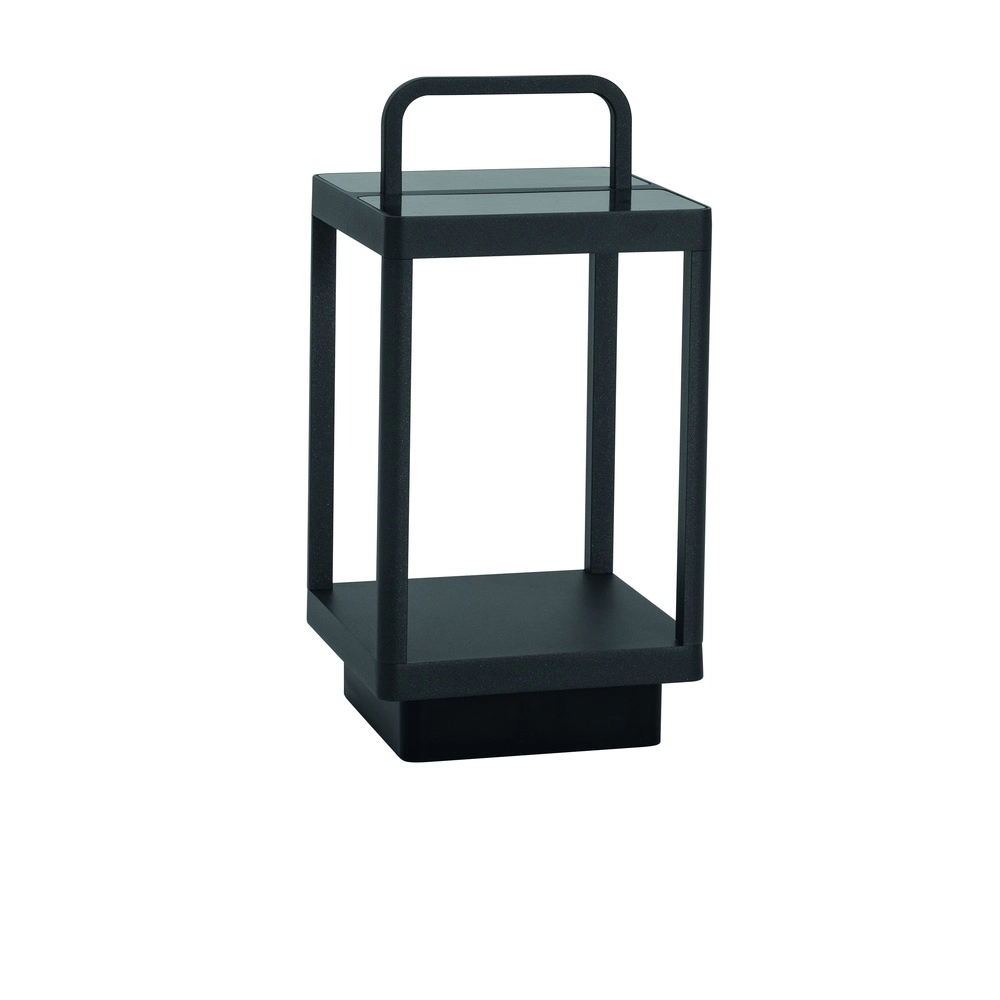 Lampe de table solaire Bali 35cm anthracite Lyora 5212017428653