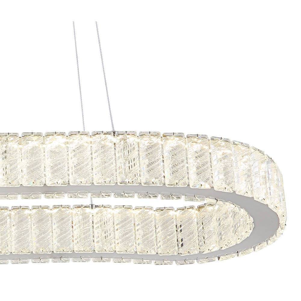 Lampe suspendue ovale Mucky Chrome Globo 9007371445998