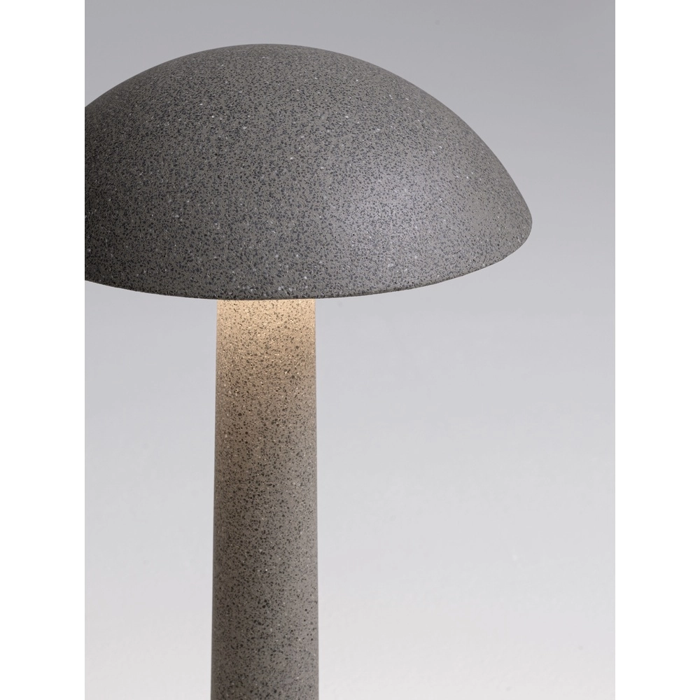 Lampe de jardin ronde Tura gris béton 35cm Lyora 5212017454638