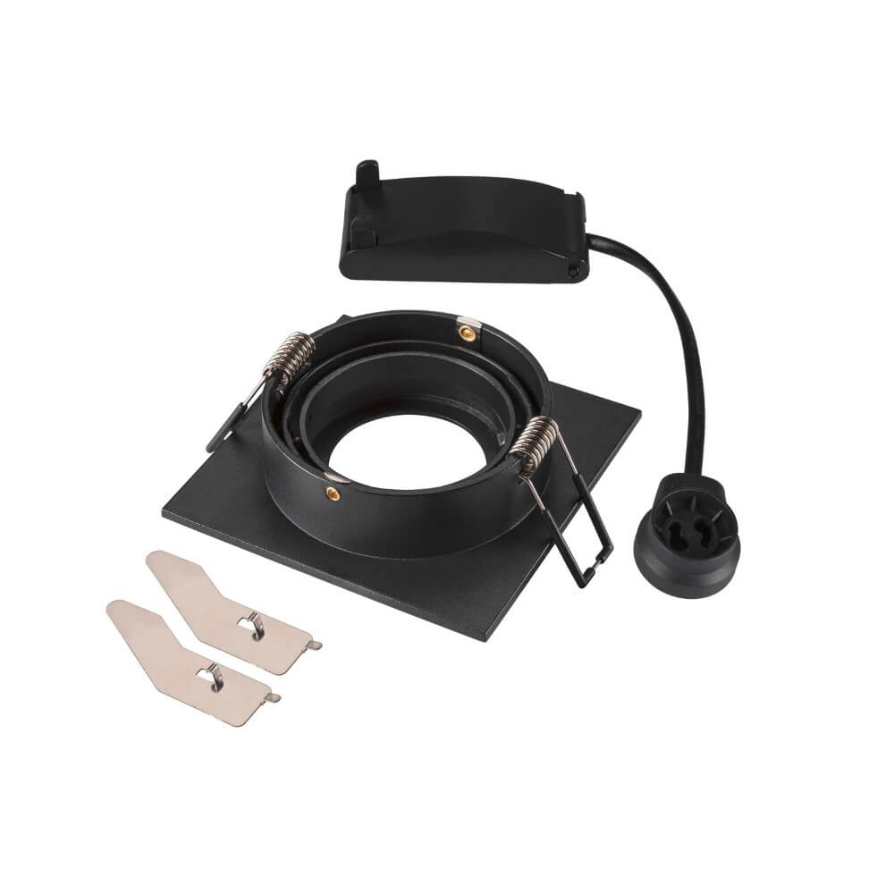 Spot encastré New Tria 75 carré - noir - GU10 SLV 4024163276115