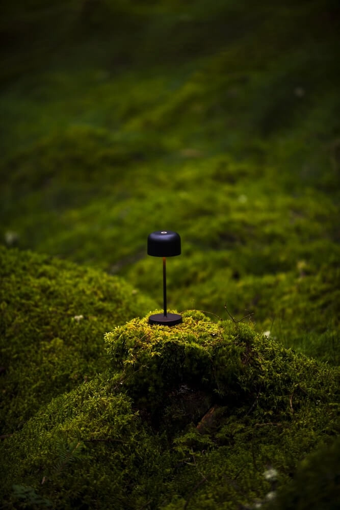 Lampe de table rechargeable Lille mini noir KonstSmide 7318307835755