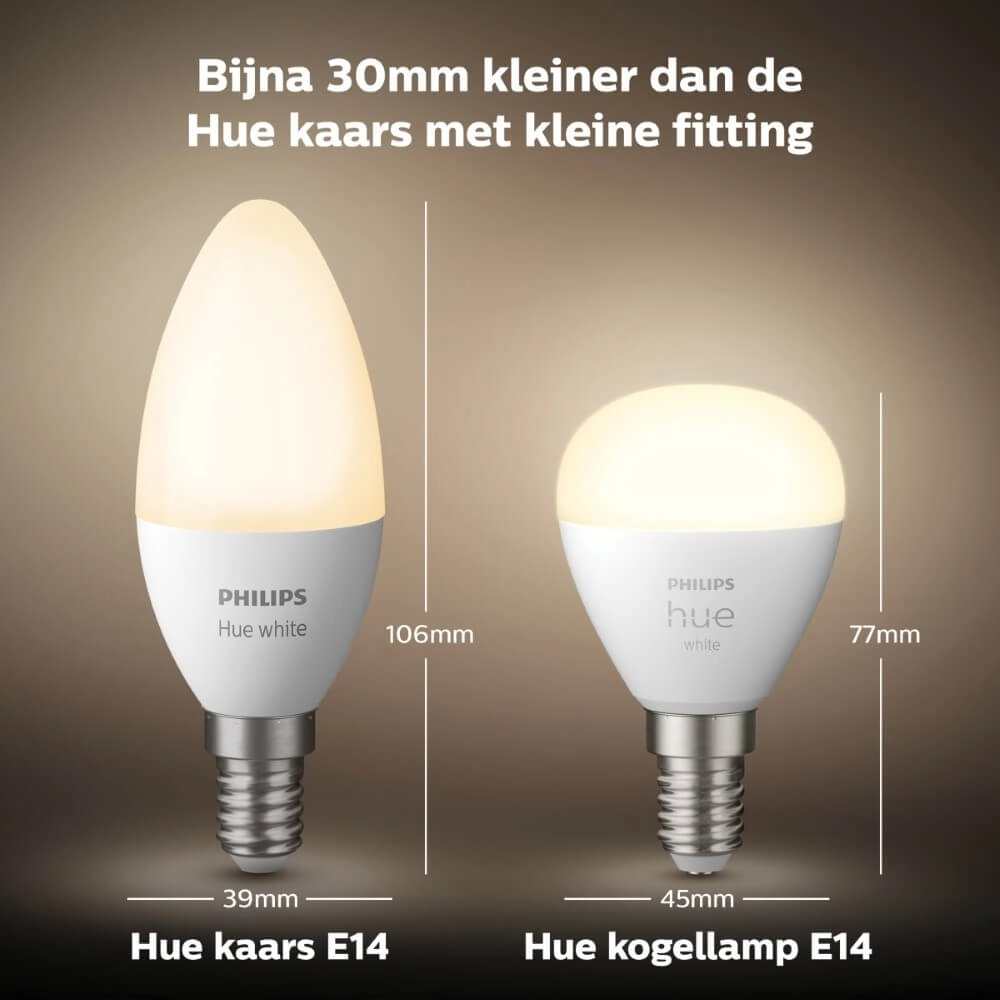 Hue - E14 - 6W - White Philips 8719514356696