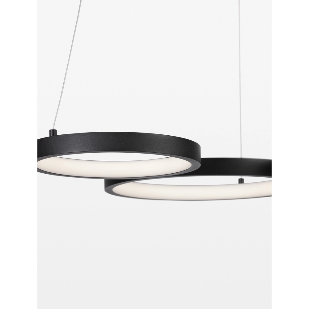 Suspension moderne Magnus noir 55cm Lyora 5212017433169