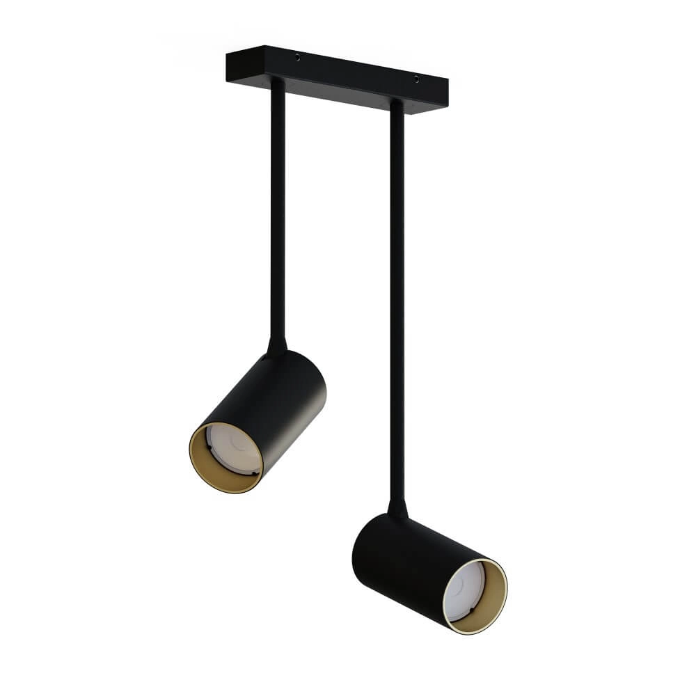 Spot en saillie inclinable Mono Long 2 lumières