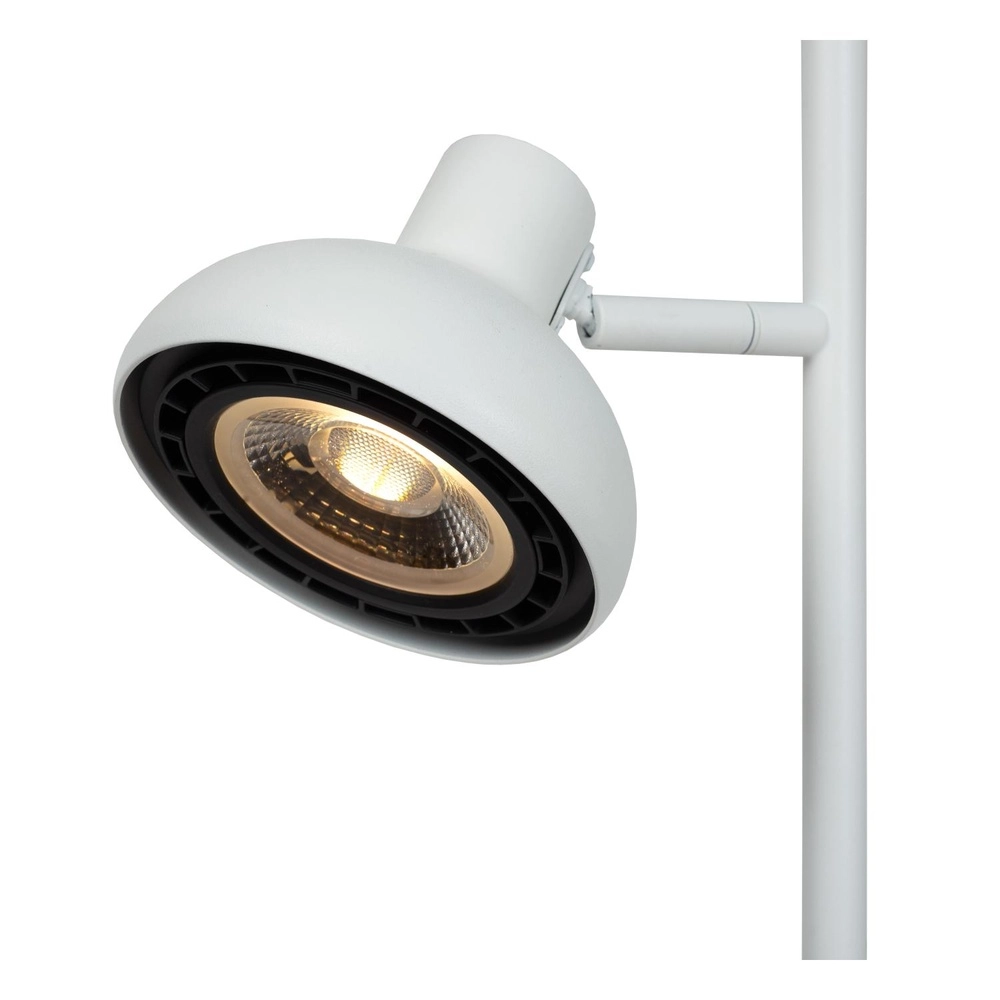 Lampe sur pied à deux lumières Sensas design blanc GU10 ES111 Lucide 5411212303325