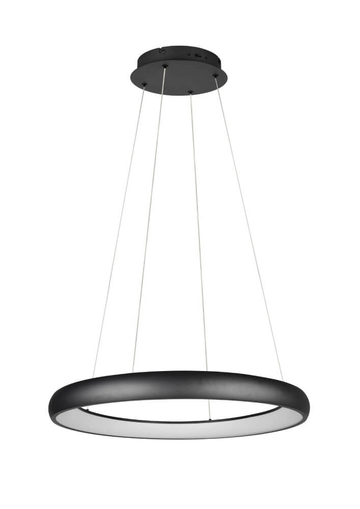Lampe suspendue LED Cardona noir - Ø 75cm Trio 4017807613889