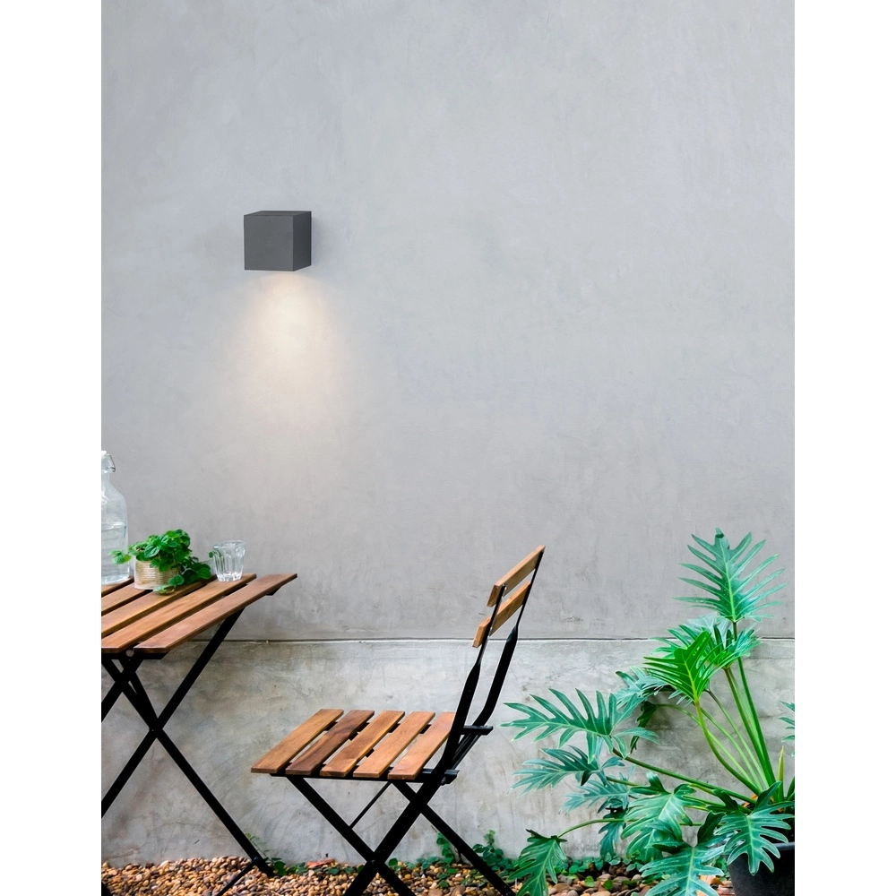 Projecteur angulaire Nero Duvet gris
