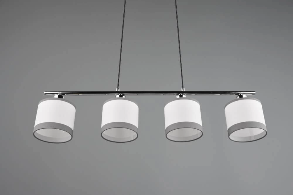 Lampe suspendue Davos blanc 4 lumières Trio 4017807574265