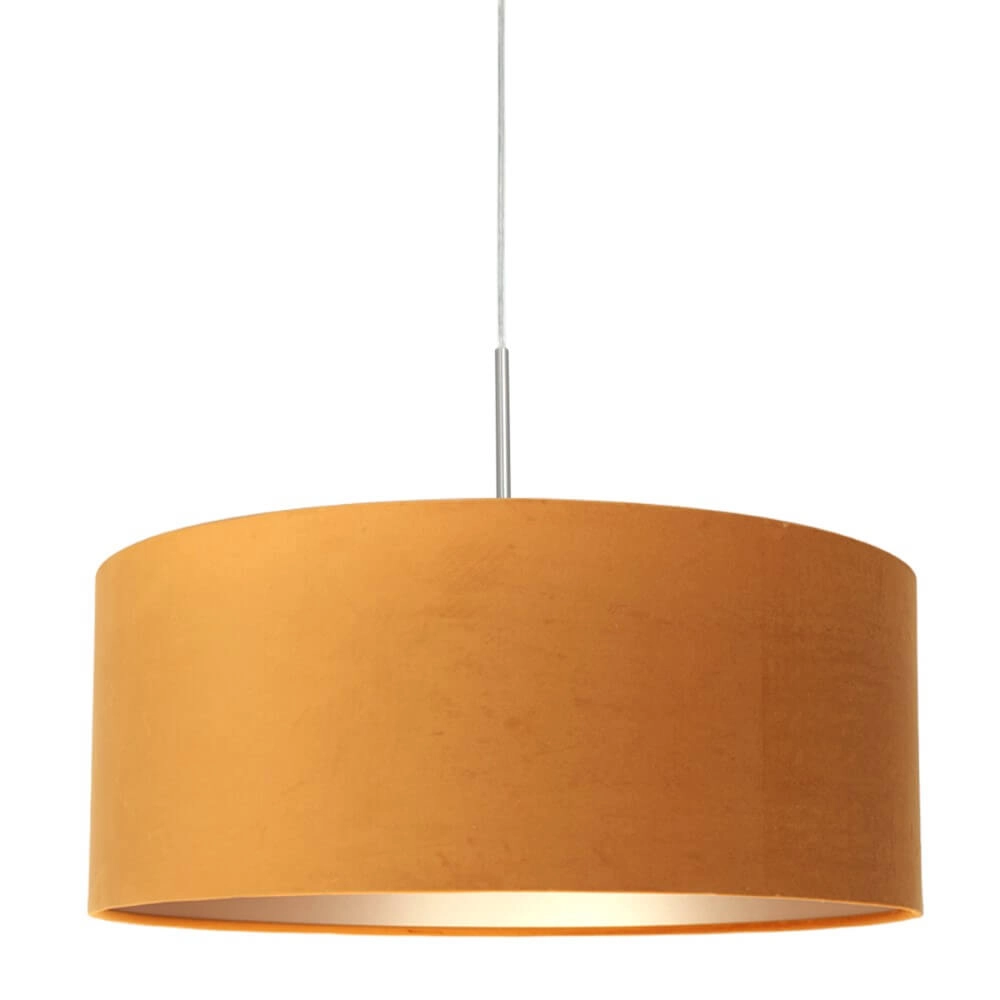 Lampe suspendue velours doré Sparkled Ø45cm Lampe suspendue velours doré Sparkled Ø45cm