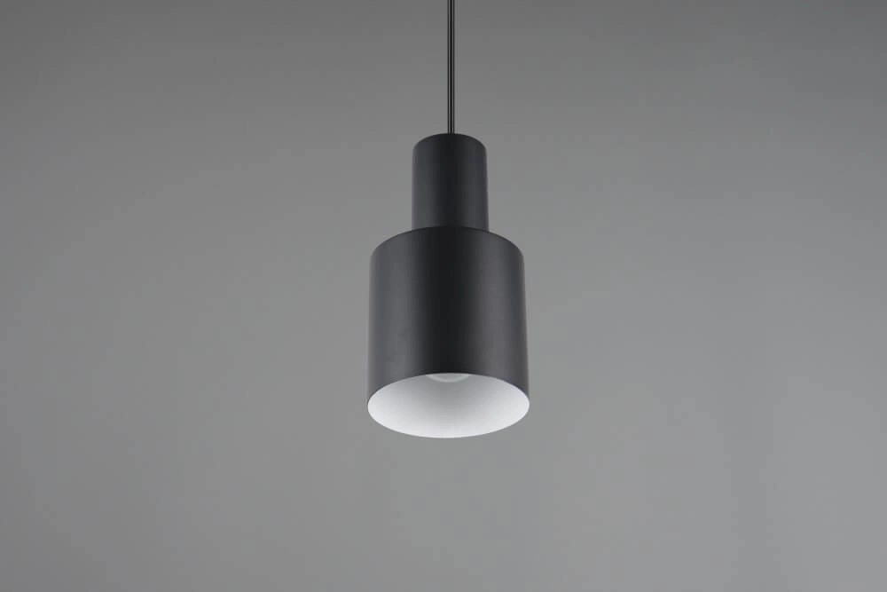 Pendule noire Agudo Ø12cm Trio 4017807613773