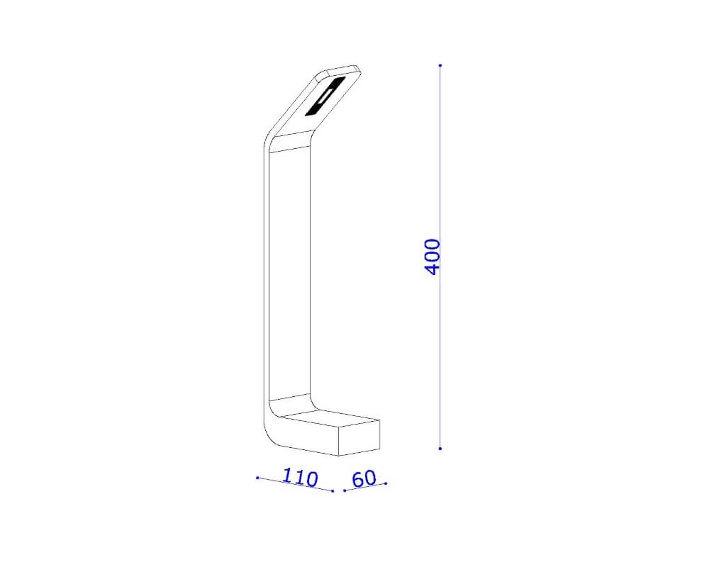 Éclairage de chemin de conception Koloa 40 cm Artdelight 8719831730001