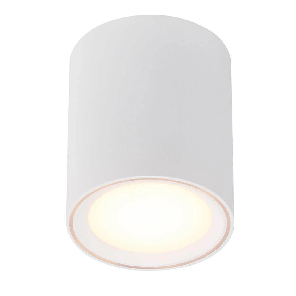 Projecteur blanc Fallon 12cm x Ø 10cm Projecteur blanc Fallon 12cm x Ø 10cm