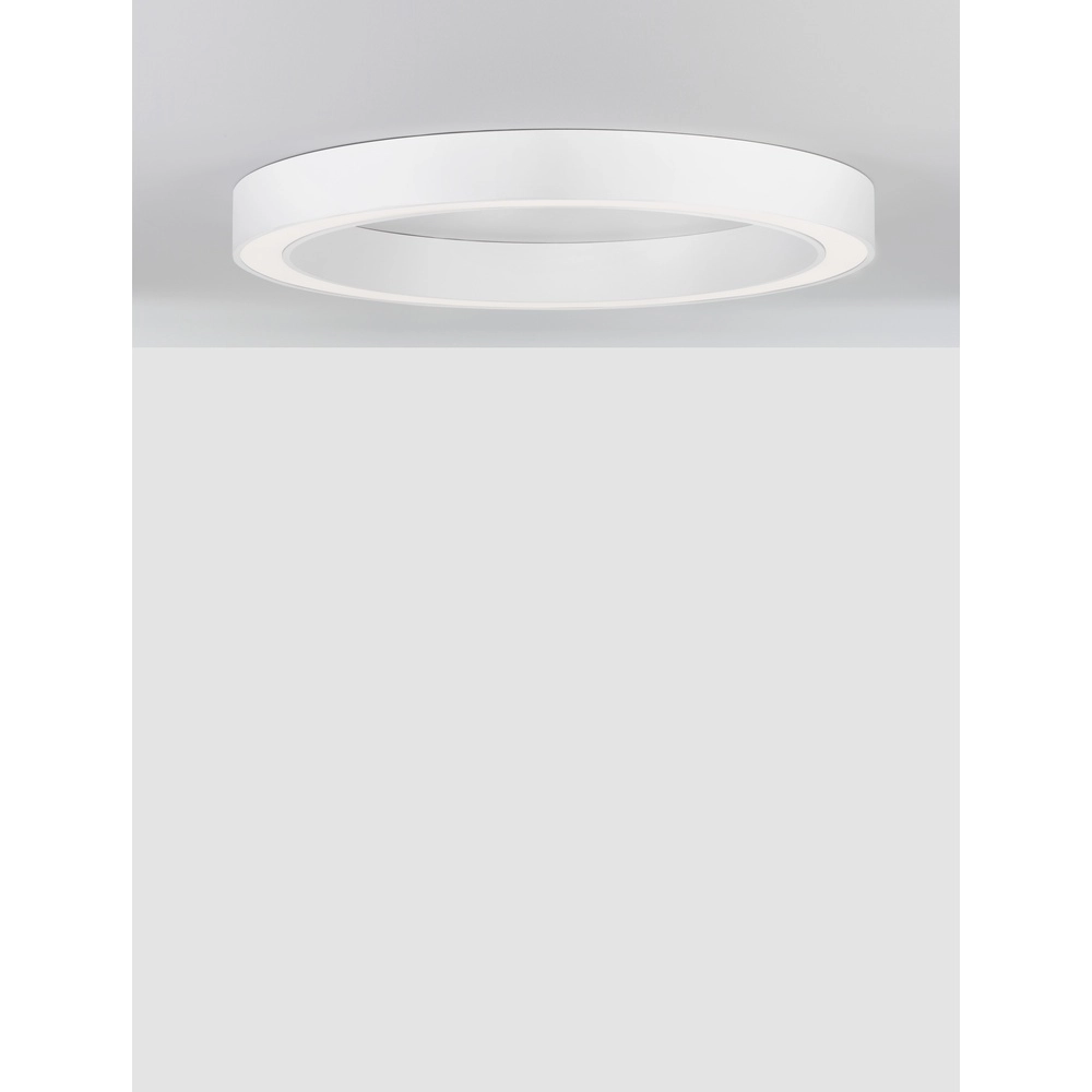 Plafonnier Morbido blanc Ø 80cm Lyora 5212017438607