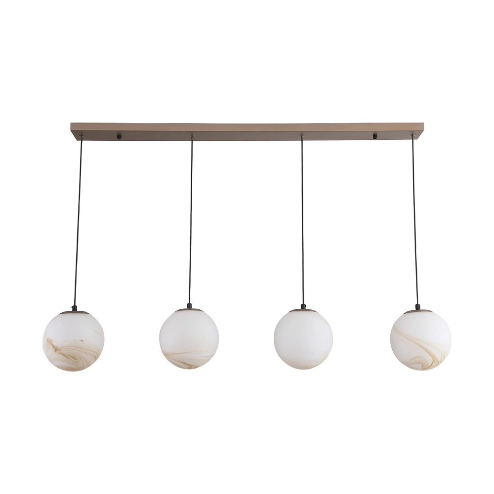 Lampe suspendue Carrara 4-marron clair Searchlight 5,05342E+12