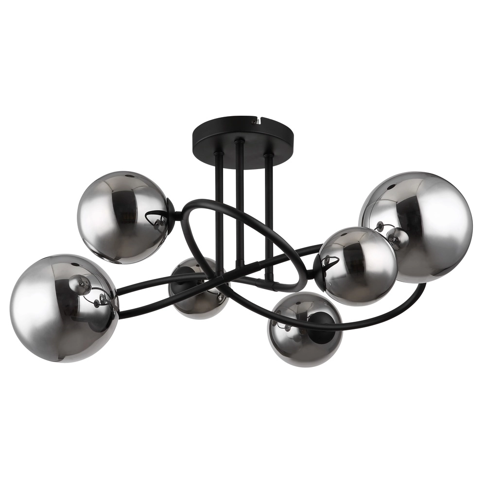 Lampe de plafond noire Riha Conception Globo 9007371448807