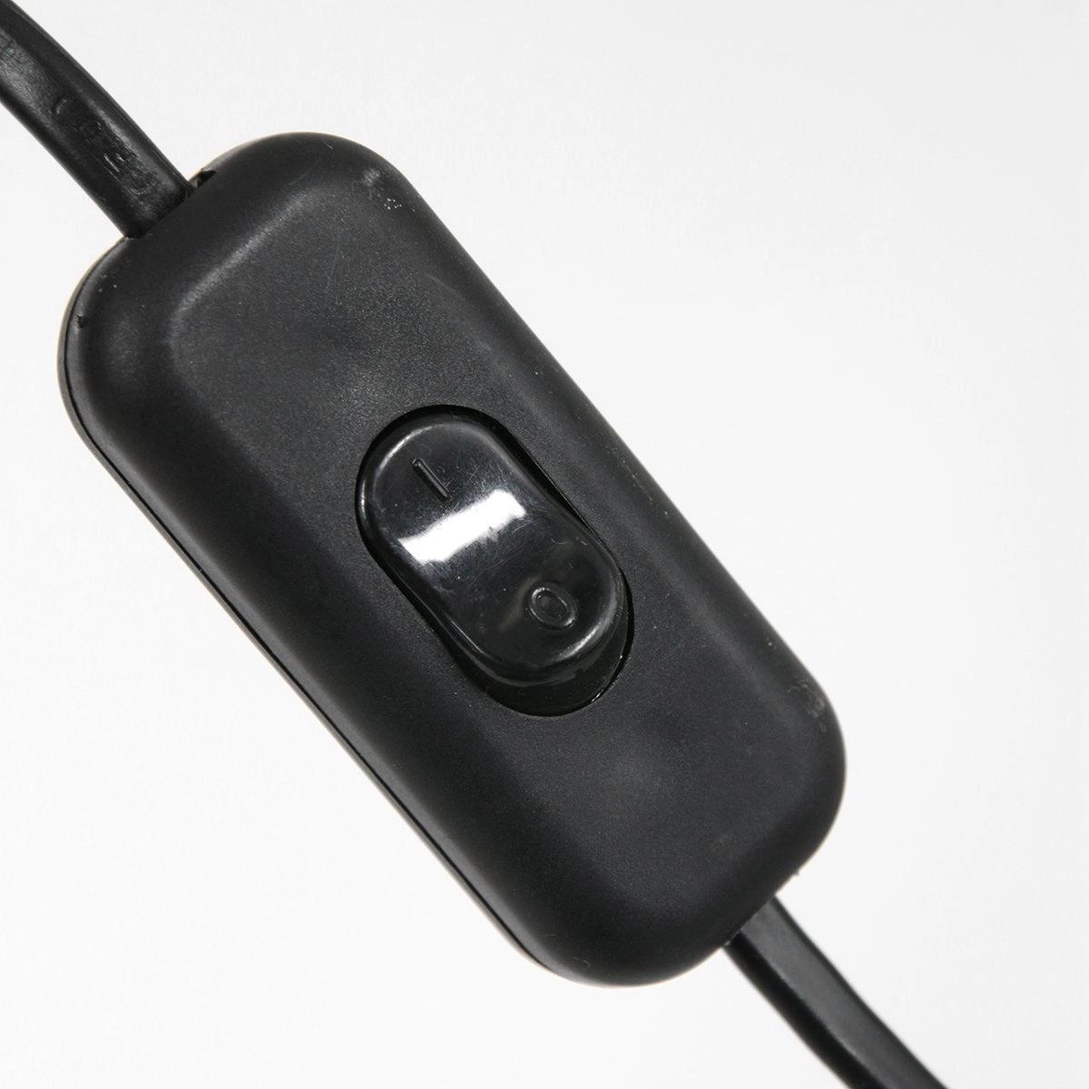 Lampe à arc murale Sparkled noir avec abat-jour en velours taupe Steinhauer 8712746146103