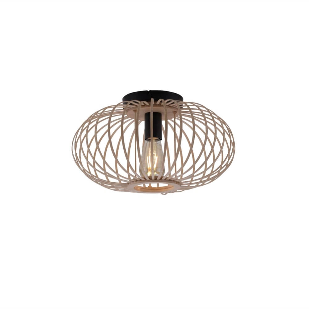 Lampe fil de bois Racoon Ø40cm Just Light 4043689984342
