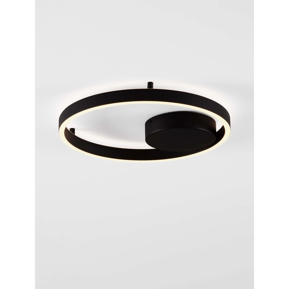 Plafonnier Hedra rond Ø 40cm noir Plafonnier Hedra rond Ø 40cm noir