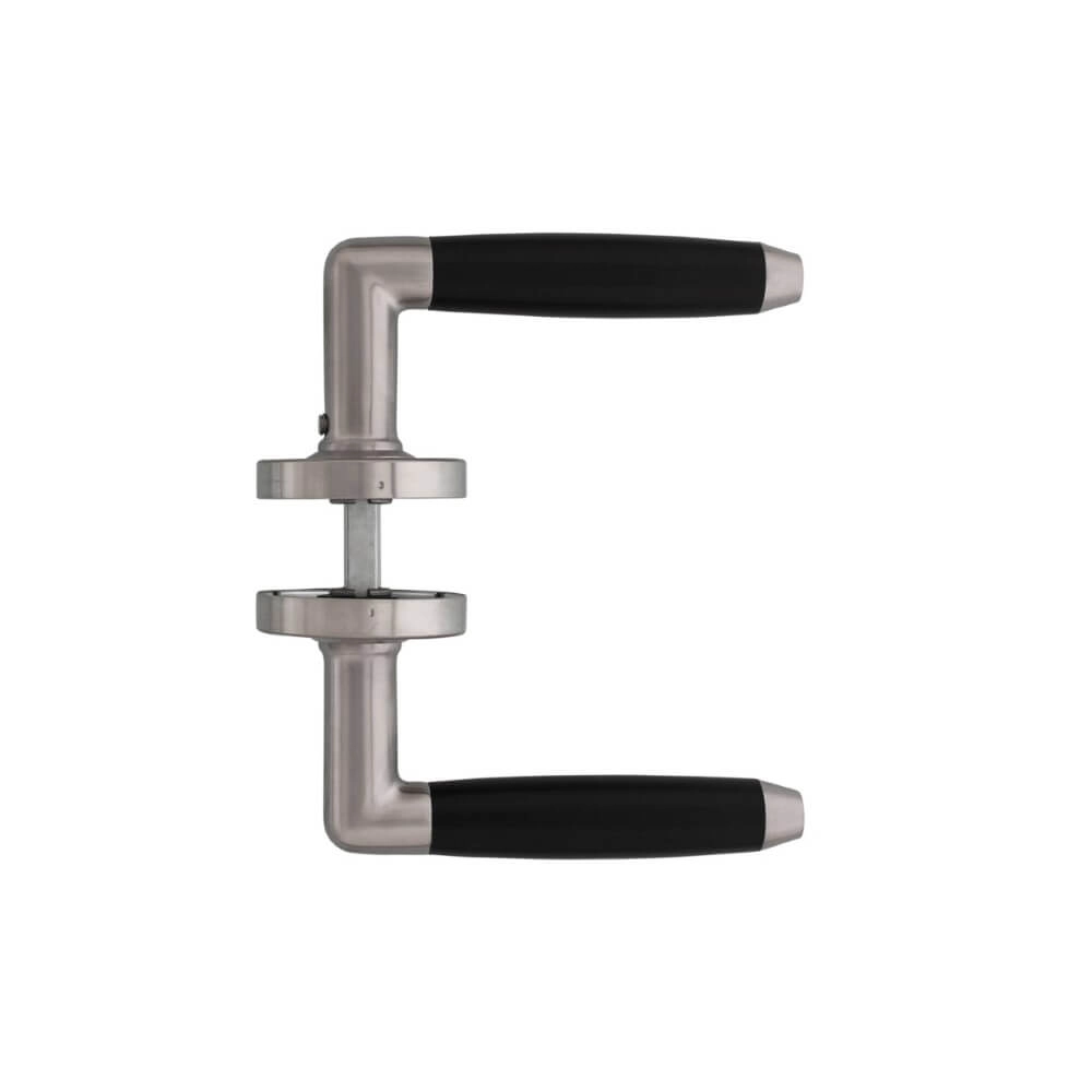 Poignée de porte moderne Combi Acier inoxydable à ressorts Intersteel 8714186061114