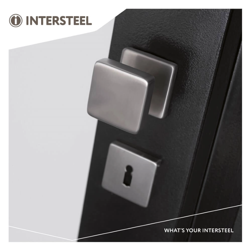Poignée Castor carré en acier inoxydable Intersteel 8714186126196