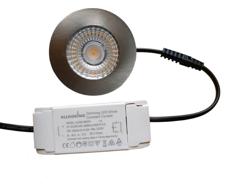 Coin meuble Hope Acier inoxydable - dimmable