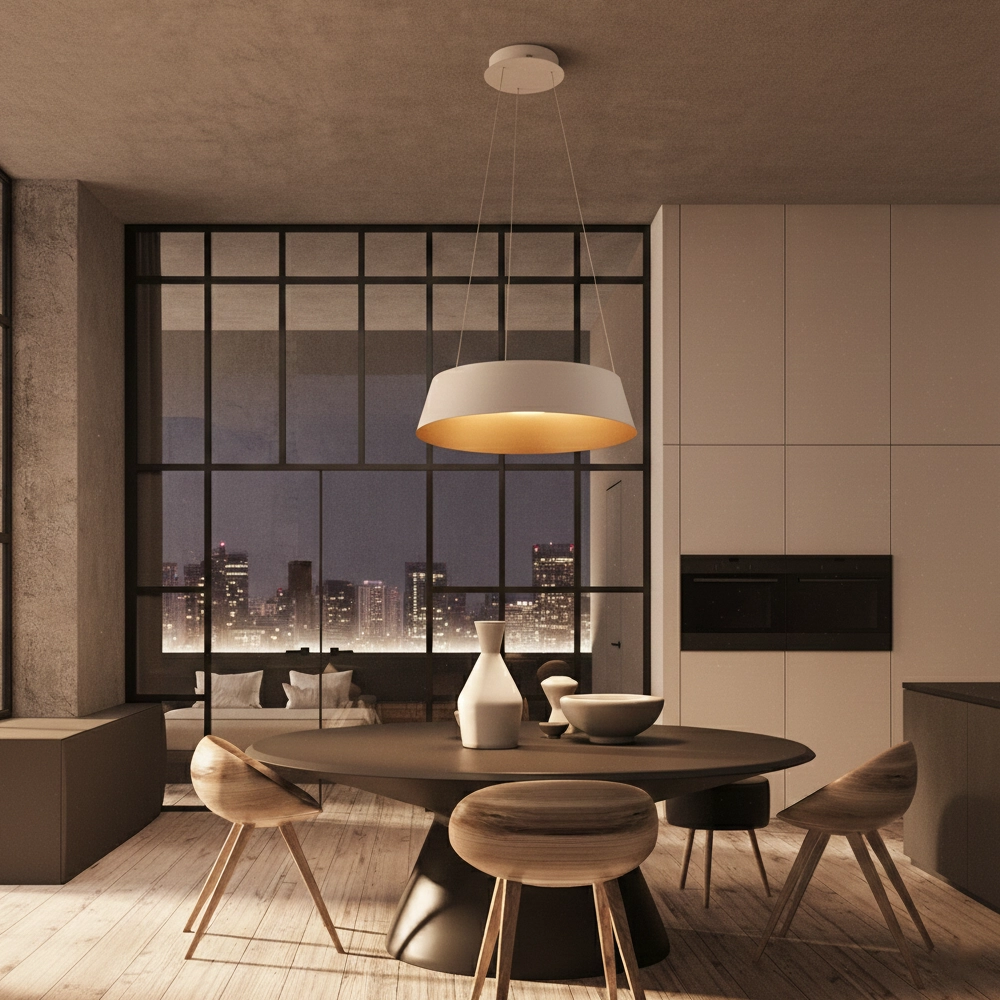 Suspension Alba blanc Ø 42cm