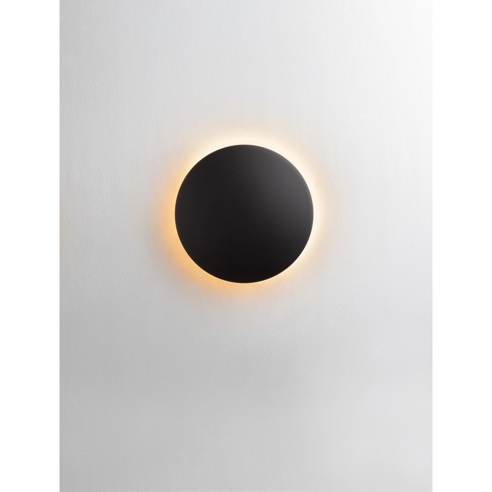 Applique murale ronde Copper noir Ø 18cm Lyora 5212017447340