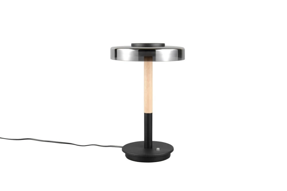 Lampe de table LED Celeste verre de fumée Trio 4017807616873