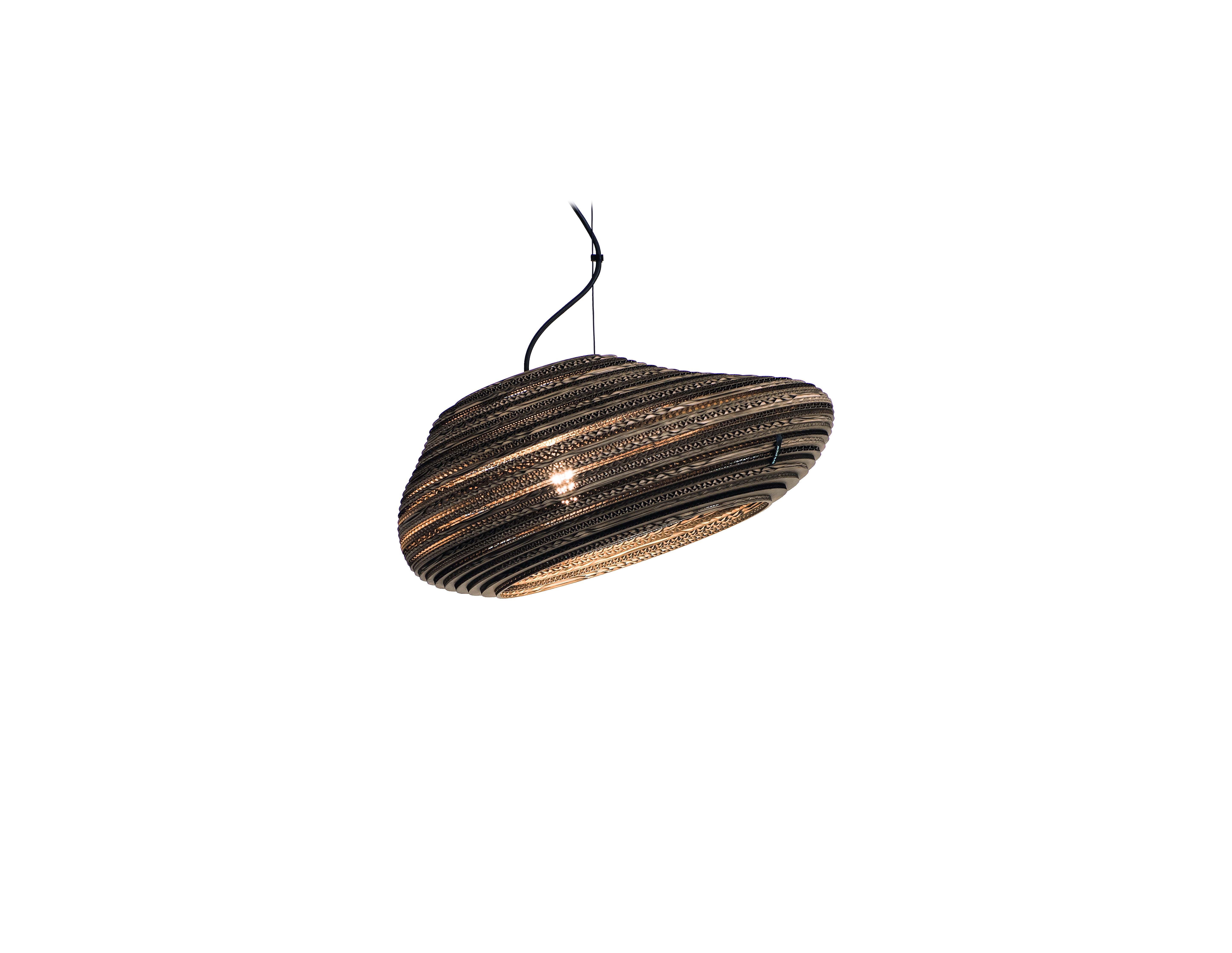 Oval 540 Lampe suspendue en carton Ø 54cm
