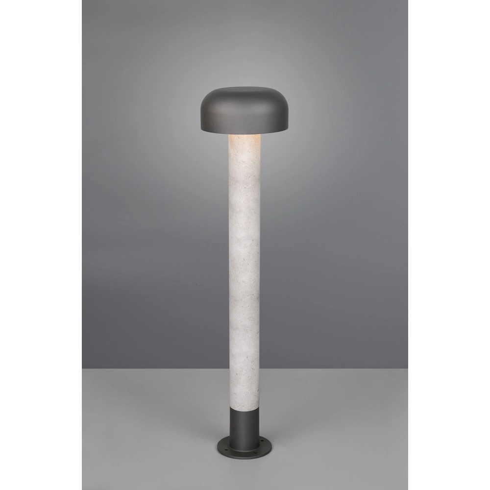 Lampe de jardin design Fraser gris 84.5cm Trio 4017807650266