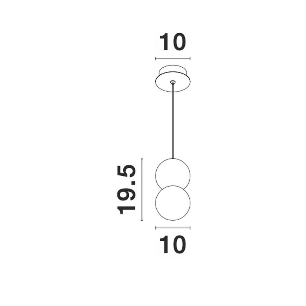 Suspension Zero blanc Lyora 5212017426956