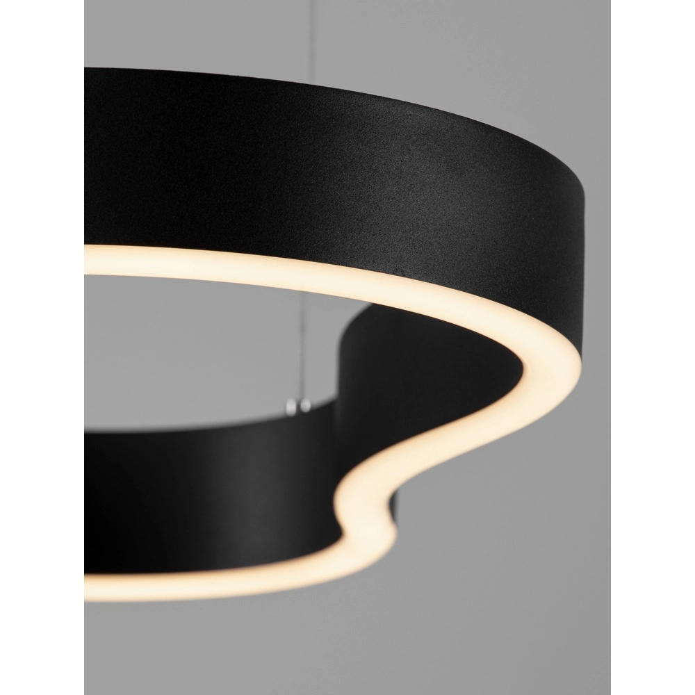 Suspension de forme naturelle Dussa noir 90cm Lyora 5212017463050
