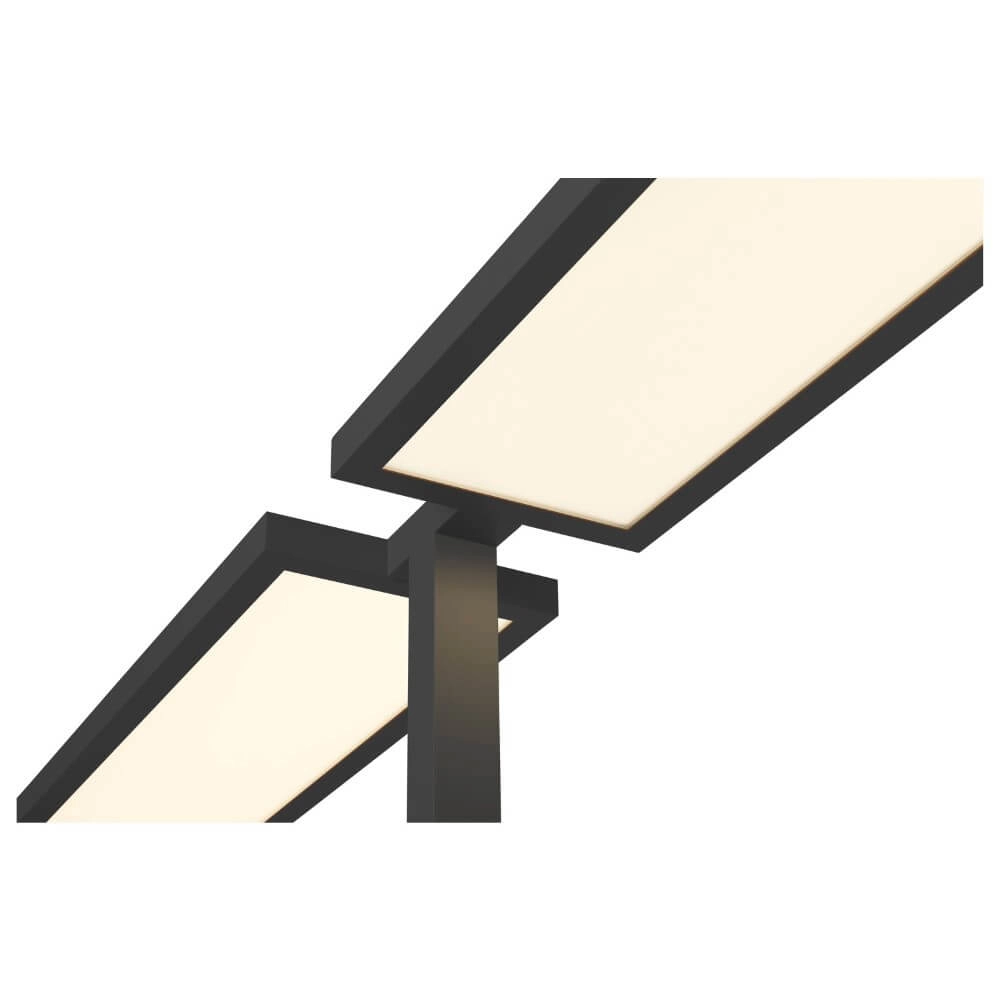 Lampadaire de bureau LED Worklight Pro noir - double SLV 4024163277976