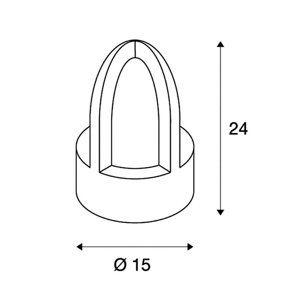 Lampe de terrasse Rusty Cone SLV 4024163110846