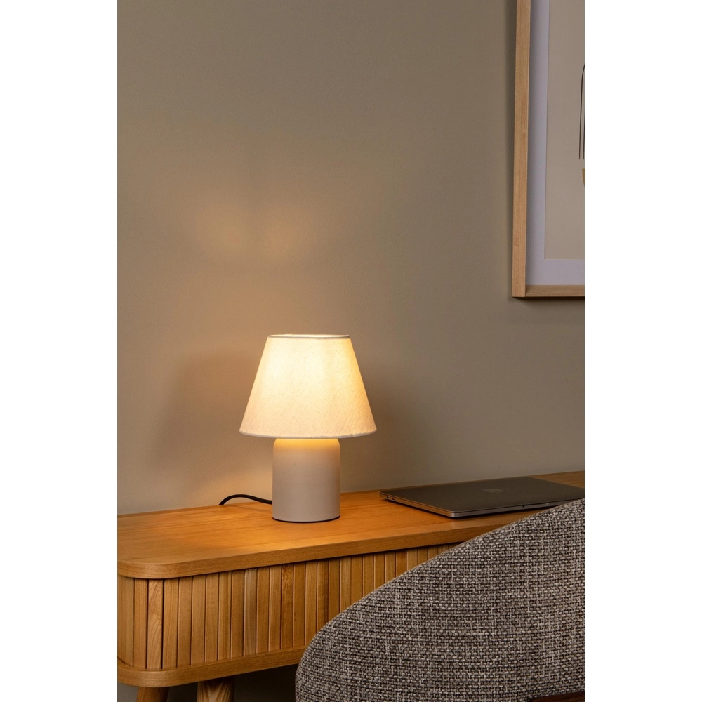 Lampe de table Macia brun sable Lucide 5411212061577