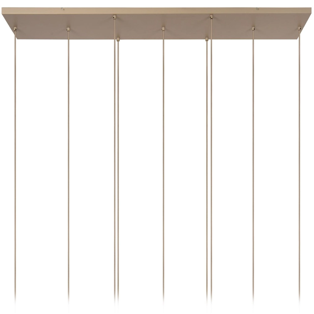 Lampe suspendue à 9 lampes Lambres taupe Lucide 5411212452993