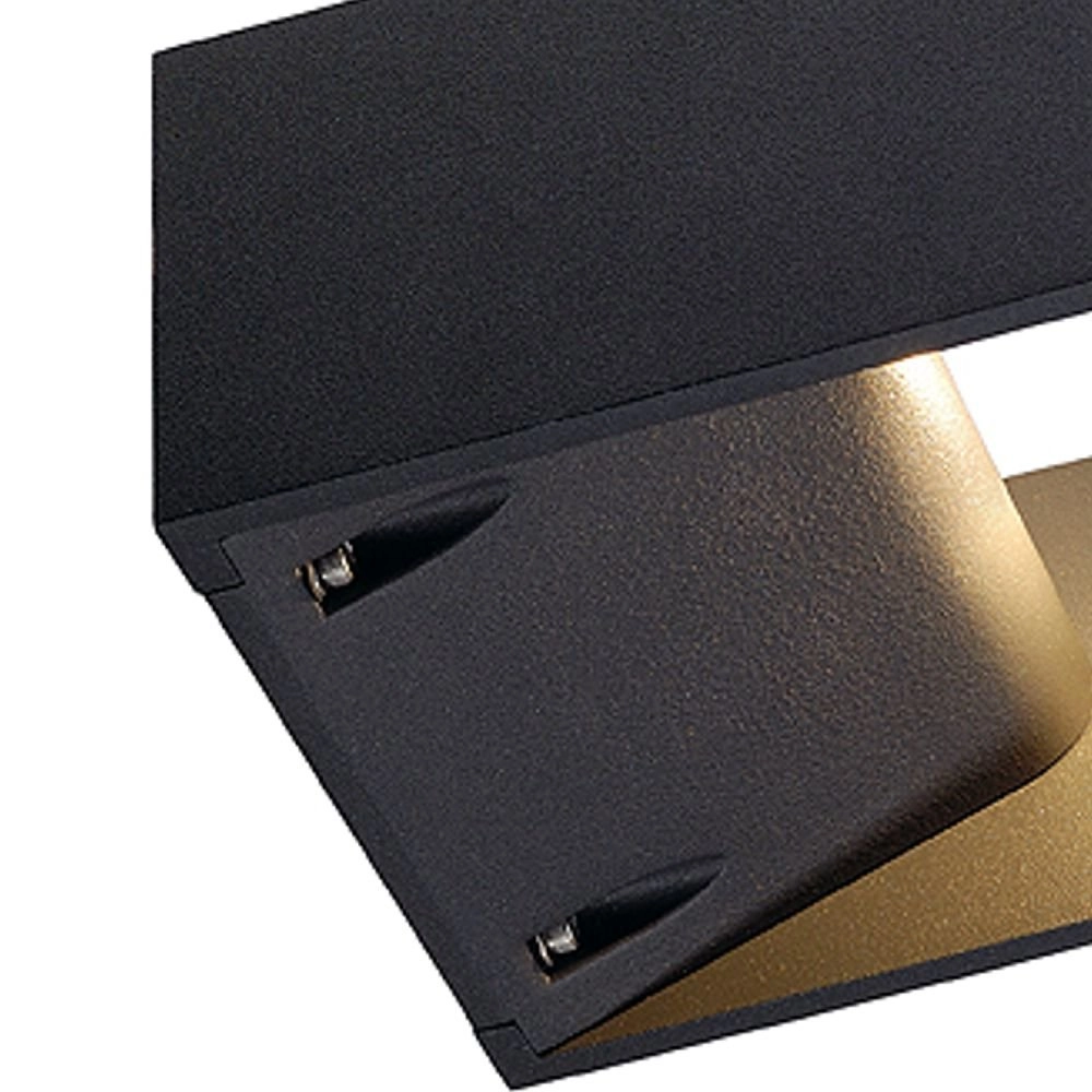 LED lampe d'extérieur Logs Wall Up - Down anthracite SLV 4024163131353