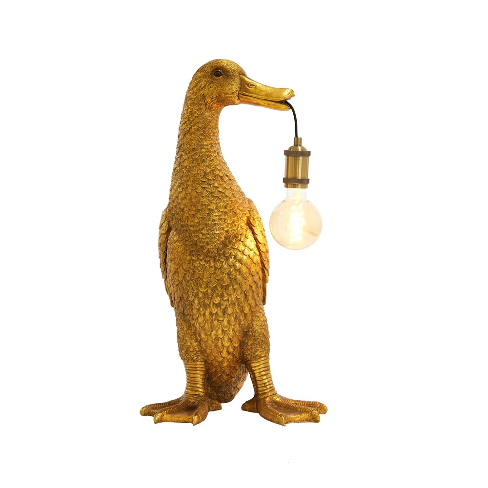 Lampe de table Duck Bronze canard 65 cm Light & Living 8717807675585