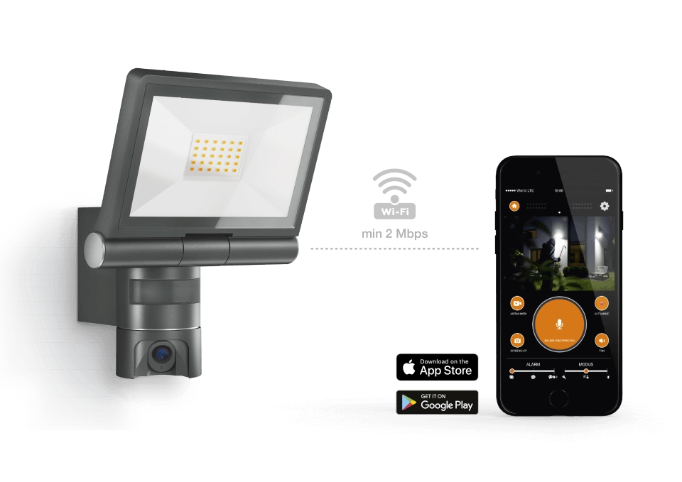 Lampe de caméra XLed CAM 1 avec capteur de mouvement Steinel 4007841065294