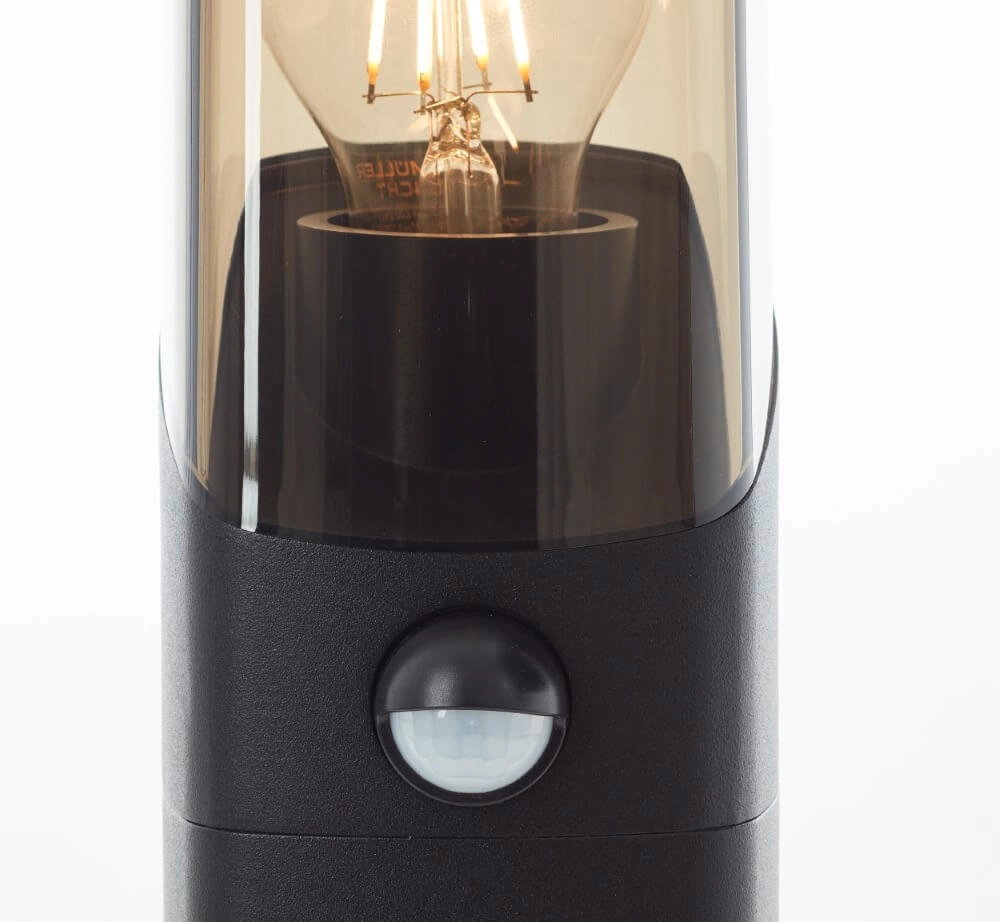 Lampe sur pied noire Minou avec capteur Brilliant 4004353435768